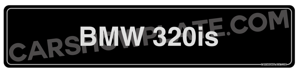 BMW Model Dealership Plate
