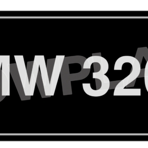 BMW Model Dealership Plate