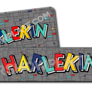 Volkswagen Harlequin / Harlekin Logo Euro Plate -or- US Plate