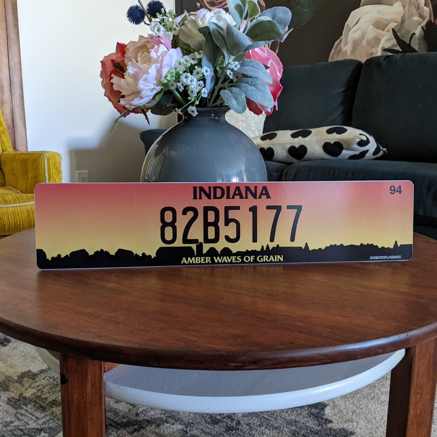 Indiana Euro License Plate - Image 2