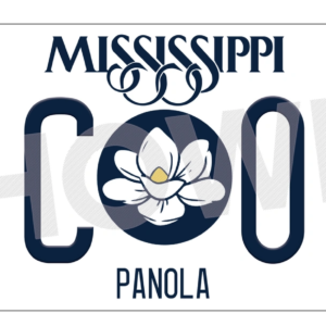 Mississippi Euro License Plate