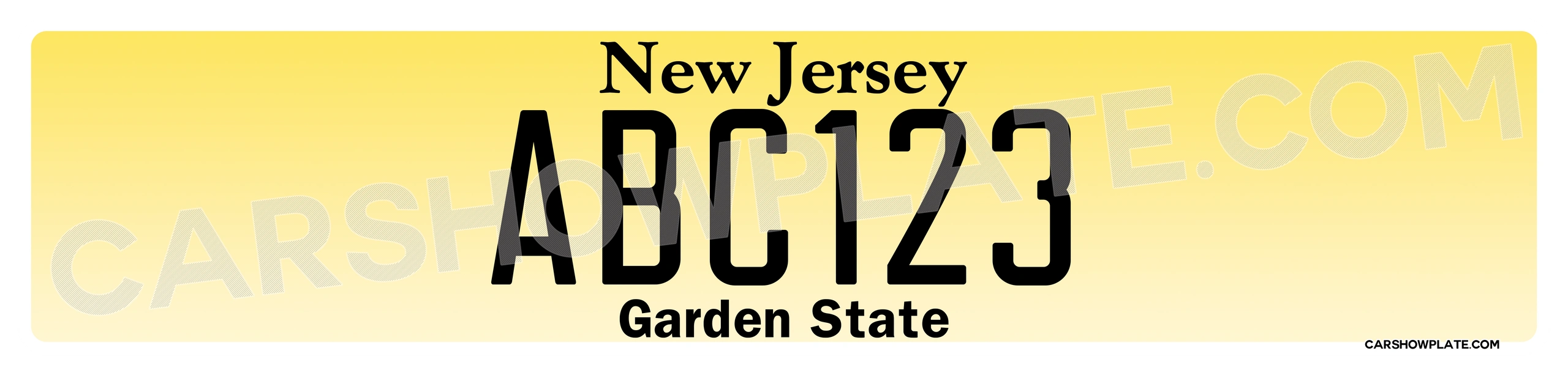 New Jersey Euro License Plate - Image 6