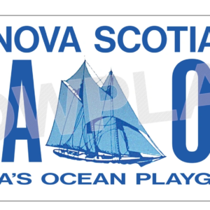 Nova Scotia Euro License Plate
