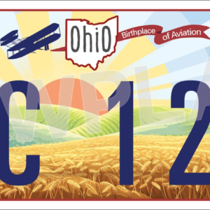 Ohio Euro License Plate
