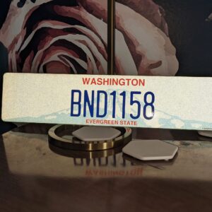 Washington Euro License Plate