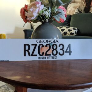 Georgia Euro License Plate