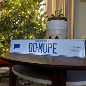 Connecticut Euro License Plate