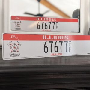 Illinois Euro License Plate