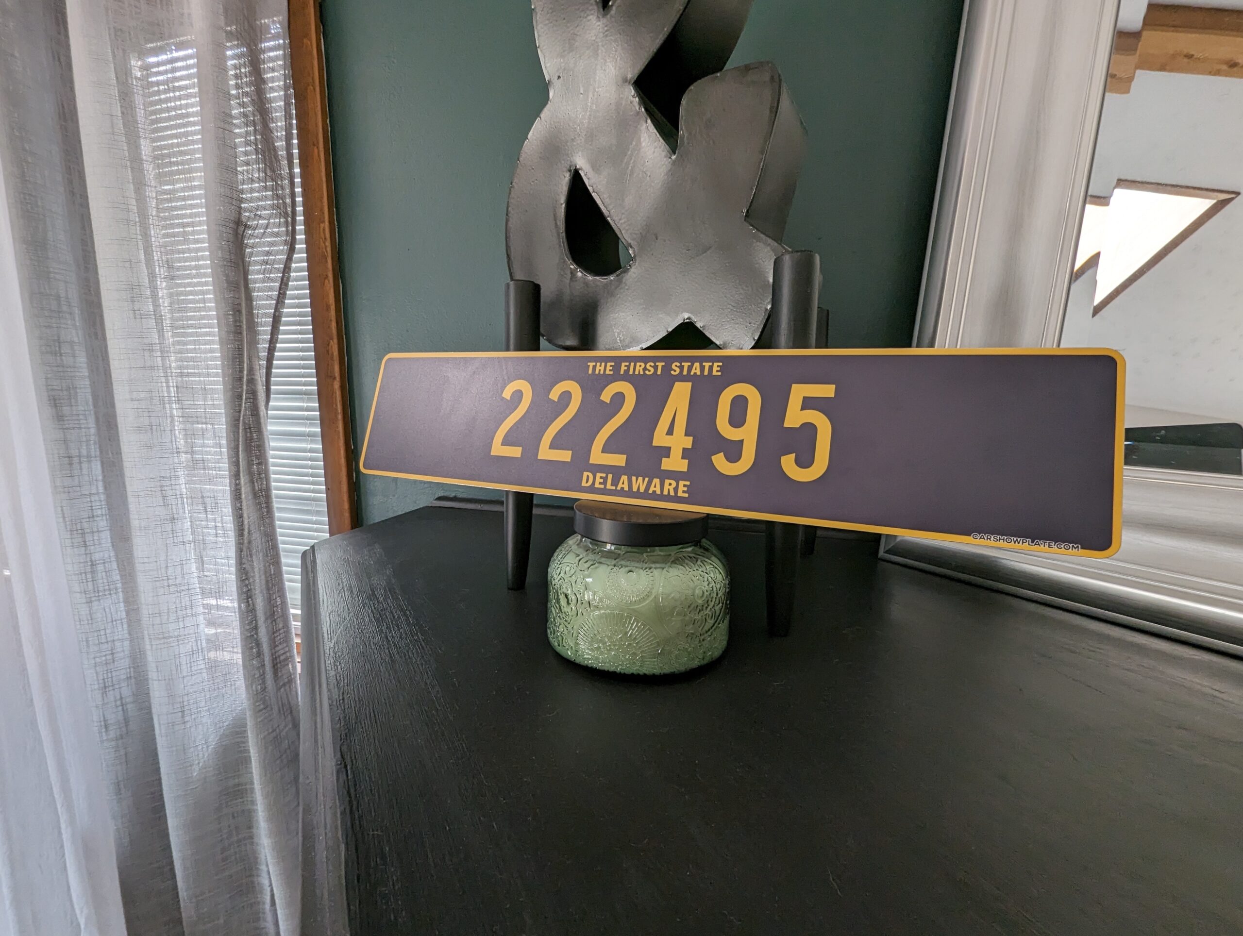 Delaware Euro License Plate - Image 3