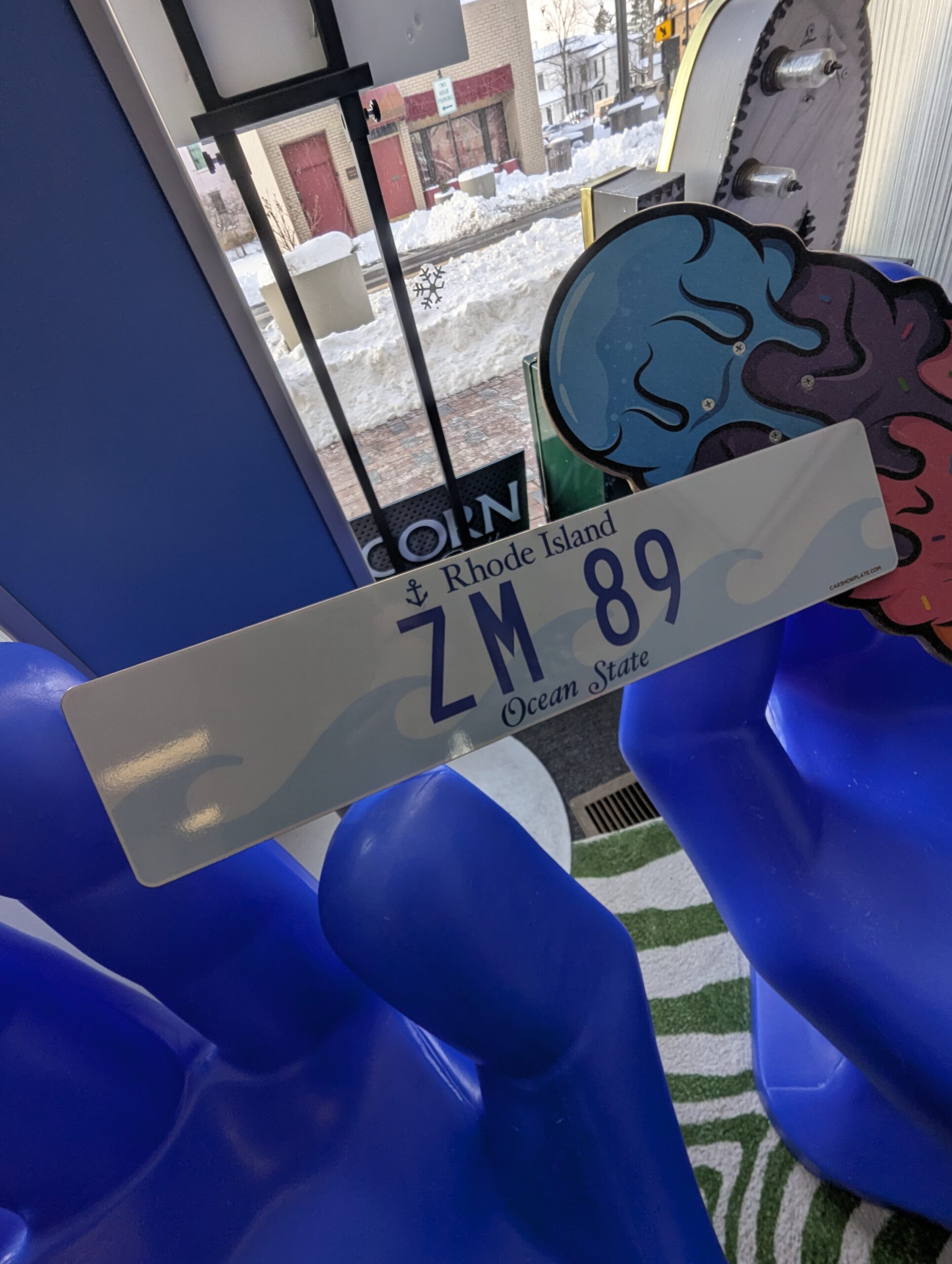 Rhode Island Euro License Plate - Image 5